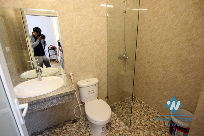 Open floor plan house in Ba Dinh for rent